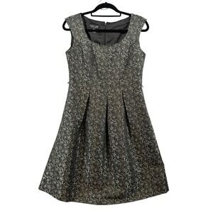 Evan-Picone Black Label Party Dress Sleeveless Fit & Flare Cocktail Size 6‎